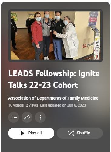 LEADS Fellowship Ignite Talks, 2022-2023 Cohort